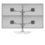 HAT Design Works STX-22W-124 monitor mount / stand 30" Desk Silver1