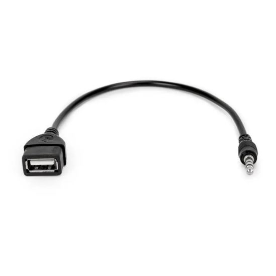 Rocstor Y10A297-B1 cable gender changer 3.5mm USB-A Black1