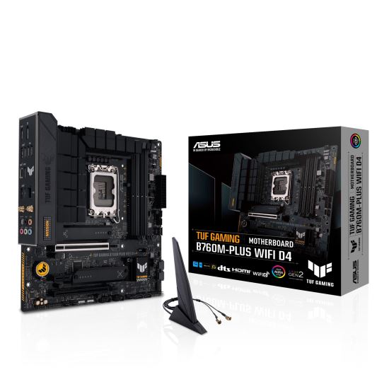 ASUS TUF GAMING B760M-PLUS WIFI D4 Intel B760 LGA 1700 micro ATX1