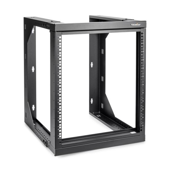 Rocstor Y10E028-B1 rack cabinet 12U Wall mounted rack Black1