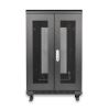 Rocstor Y10E039-B1 rack cabinet 18U Freestanding rack Black3