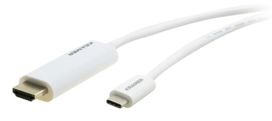 Kramer Electronics C-USBC/HM15 video cable adapter 181.1" (4.6 m) HDMI Type A (Standard) White1