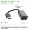 SYBA SY-ADA24082 cable gender changer USB-C 3.0 RJ45 Black2