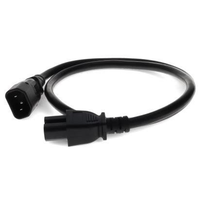 AddOn Networks ADD-C142C1514AWG1-5FT power cable Black 18.1" (0.46 m) IEC C14 IEC C151