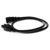 AddOn Networks ADD-C142C1514AWG1-5FT power cable Black 18.1" (0.46 m) IEC C14 IEC C152