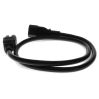 AddOn Networks ADD-C142C1514AWG1-5FT power cable Black 18.1" (0.46 m) IEC C14 IEC C153