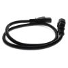 AddOn Networks ADD-C142C1514AWG1-5FT power cable Black 18.1" (0.46 m) IEC C14 IEC C155