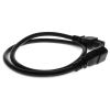 AddOn Networks ADD-C142C1514AWG1-5FT power cable Black 18.1" (0.46 m) IEC C14 IEC C156