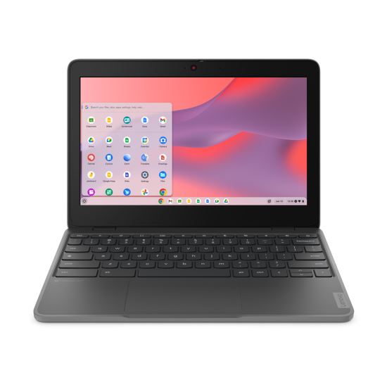 Lenovo 100e MediaTek 520 Chromebook 11.6" HD 4 GB LPDDR4x-SDRAM 32 GB eMMC Wi-Fi 6 (802.11ax) ChromeOS Gray1