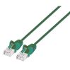 Intellinet IEC-C6-GR-1-SLIM networking cable Green 11.8" (0.3 m) Cat6 U/UTP (UTP)1