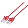 Intellinet IEC-C6-RD-1-SLIM networking cable Red 11.8" (0.3 m) Cat6 U/UTP (UTP)1