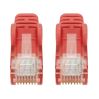 Intellinet IEC-C6-RD-1-SLIM networking cable Red 11.8" (0.3 m) Cat6 U/UTP (UTP)3