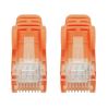 Intellinet IEC-C6-OR-1-SLIM networking cable Orange 11.8" (0.3 m) Cat6 U/UTP (UTP)3