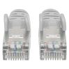 Intellinet IEC-C6AS-GY-1 networking cable Gray 9.84" (0.25 m) Cat6a S/FTP (S-STP)4