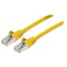 Intellinet IEC-C6AS-YLW-1 networking cable Yellow 9.84" (0.25 m) Cat6a S/FTP (S-STP)2