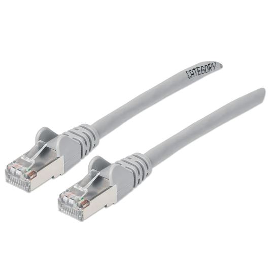 Intellinet IEC-C6AS-GY-3 networking cable Gray 39.4" (1 m) Cat6a S/FTP (S-STP)1