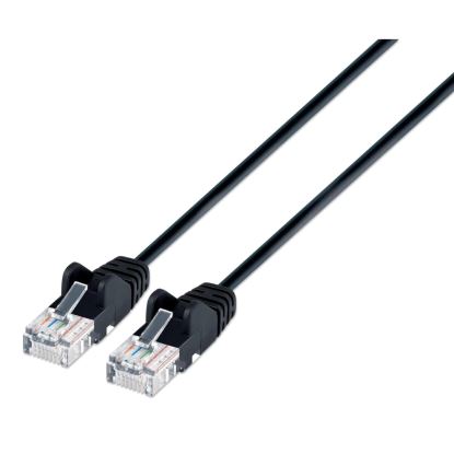 Intellinet IEC-C6A-BK-1-SLIM networking cable Black 11.8" (0.3 m) Cat6 U/UTP (UTP)1