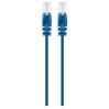 Intellinet IEC-C6A-BL-1-SLIM networking cable Blue 11.8" (0.3 m) Cat6 U/UTP (UTP)4