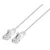 Intellinet IEC-C6A-WT-3-SLIM networking cable White 39.4" (1 m) Cat6a U/UTP (UTP)1