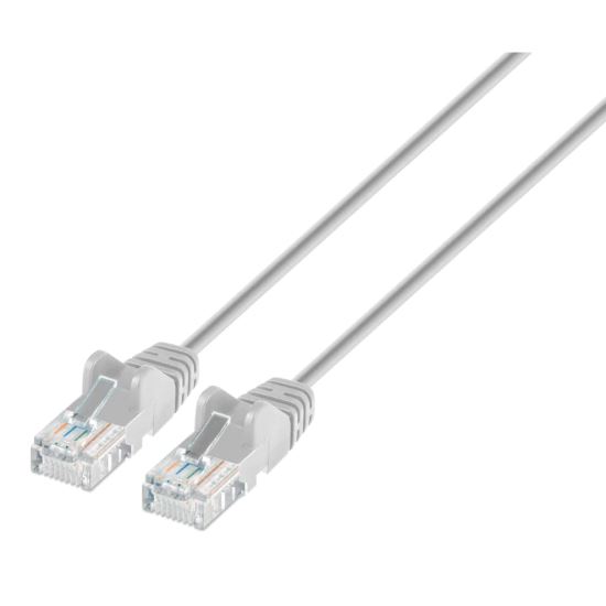 Intellinet IEC-C6A-GY-5-SLIM networking cable Gray 59.1" (1.5 m) Cat6a U/UTP (UTP)1