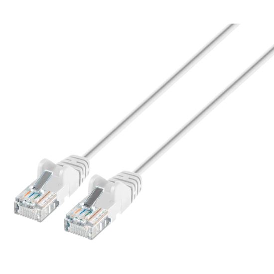 Intellinet IEC-C6A-WT-5-SLIM networking cable White 59.1" (1.5 m) Cat6a U/UTP (UTP)1