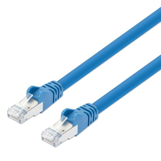 Intellinet IEC-C8AS-BL-1 networking cable Blue 9.84" (0.25 m) Cat8.1 S/FTP (S-STP)1