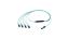 Panduit FZ8RP5NLSQNM002 InfiniBand/fibre optic cable 78.7" (2 m) MPO 4x LC OFNP Aqua color1