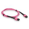 AddOn Networks ADD-MPOMPO-5M5OM4P-MA InfiniBand/fibre optic cable 196.9" (5 m) MPO LOMM Magenta7