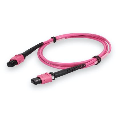 AddOn Networks ADD-MPOMPO-2-5M5OM4P-MA InfiniBand/fibre optic cable 98.4" (2.5 m) MPO LOMM Magenta1