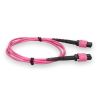 AddOn Networks ADD-MPOMPO-3M5OM4P-MA InfiniBand/fibre optic cable 118.1" (3 m) MPO LOMM Magenta6