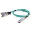 AddOn Networks ADD-Q28JUS28HP-O4M InfiniBand/fibre optic cable 157.5" (4 m) QSFP28 4x SFP28 Aqua color1