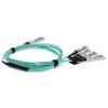 AddOn Networks ADD-Q28JUS28HP-O4M InfiniBand/fibre optic cable 157.5" (4 m) QSFP28 4x SFP28 Aqua color5