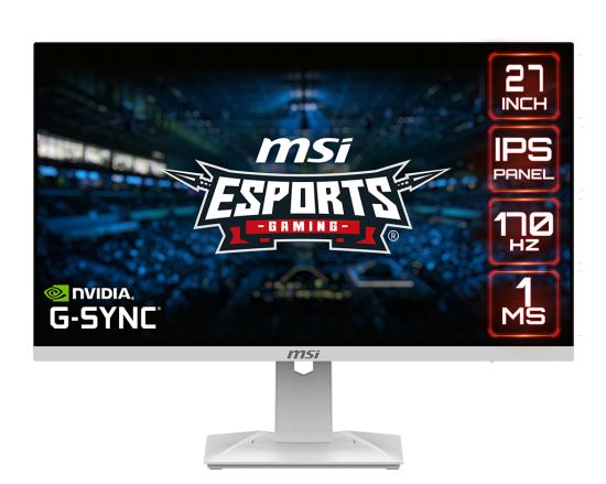 MSI Optix G274RW computer monitor 27" 1920 x 1080 pixels Full HD White1