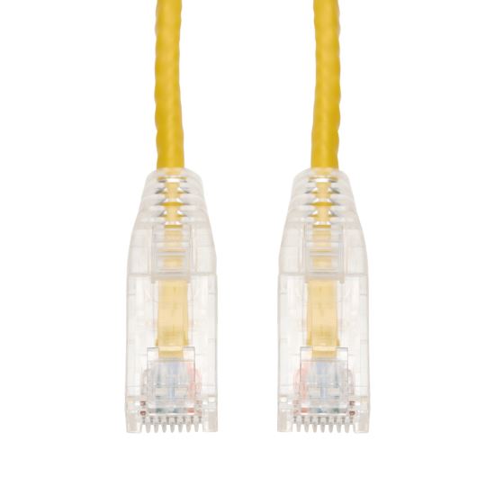 AddOn Networks ADD-0-5FSLCAT6AS-YW networking cable Yellow 5.91" (0.15 m) Cat6a U/UTP (UTP)1