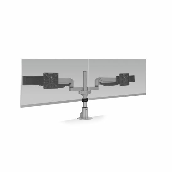 HAT Design Works E2 Connex monitor mount / stand 32" Desk Silver1