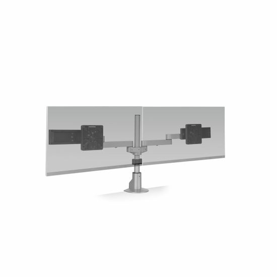 HAT Design Works E2 CONNEX monitor mount / stand 32" Desk Silver1