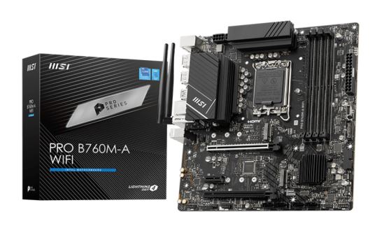 MSI PRO B760M-A WIFI motherboard Intel B760 LGA 1700 micro ATX1