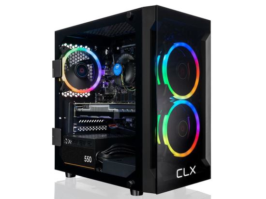 CLX TGMSETGXM2502BM PC Intel® Core™ i5 i5-10400F 16 GB DDR4-SDRAM 1 TB SSD NVIDIA® GeForce® GTX 1650 Windows 11 Home Mini Tower Black1