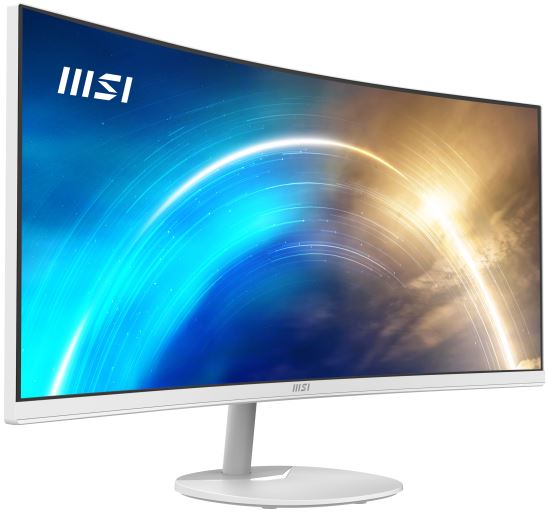 MSI Pro MP341CQW computer monitor 34" 3440 x 1440 pixels UltraWide Quad HD White1