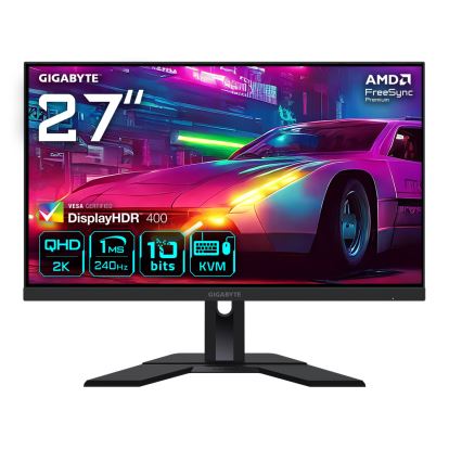 GIGABYTE M27Q X computer monitor 27" 2560 x 1440 pixels Quad HD LED Black1