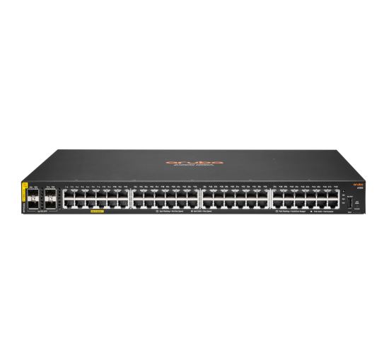 HPE Aruba Networking CX 6100 48G Class4 PoE 4SFP+ 740W Managed L3 Gigabit Ethernet (10/100/1000) Power over Ethernet (PoE) 1U1