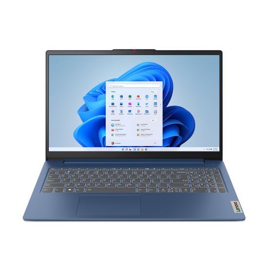 Lenovo IdeaPad Slim 3 Intel Core i3 N-series i3-N305 Laptop 15.6" Full HD 8 GB LPDDR5-SDRAM 256 GB SSD Wi-Fi 6 (802.11ax) Windows 11 Home in S mode Blue1