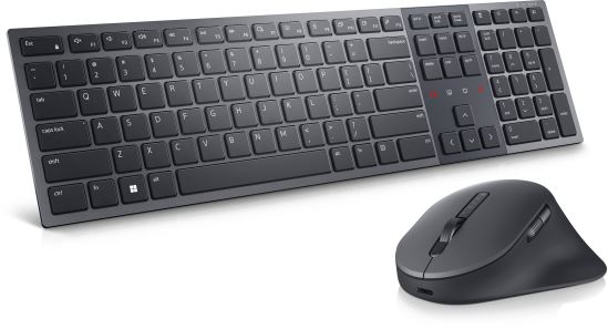 DELL KM900 keyboard Mouse included Office RF Wireless + Bluetooth QWERTY US English Graphite1