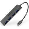 Plugable Technologies USBC-HUB4A interface hub USB 3.2 Gen 1 (3.1 Gen 1) Type-C 5000 Mbit/s Black1