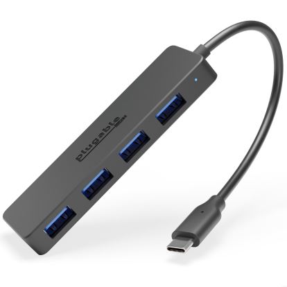 Plugable Technologies USBC-HUB4A interface hub USB 3.2 Gen 1 (3.1 Gen 1) Type-C 5000 Mbit/s Black1