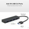 Plugable Technologies USB3-HUB4A interface hub USB 3.2 Gen 1 (3.1 Gen 1) Type-A 5000 Mbit/s Black2