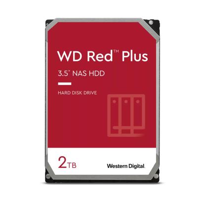 Western Digital Red Plus WD20EFPX internal hard drive 2 TB 5400 RPM 64 MB 3.5" Serial ATA1