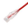 AddOn Networks ADD-0-5FSLCAT6AS-RD networking cable Red 5.91" (0.15 m) Cat6a U/UTP (UTP)2