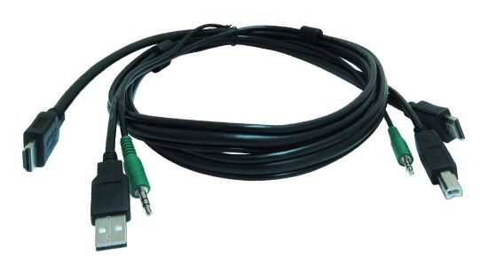 Smart-AVI CCHDMMKVM-06-TAA-S KVM cable Black 70.9" (1.8 m)1