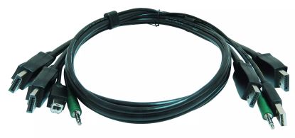 Smart-AVI CC2DPMMKVM-06-TAA-S KVM cable Black 70.9" (1.8 m)1